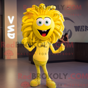 Lemon Yellow Medusa mascot...
