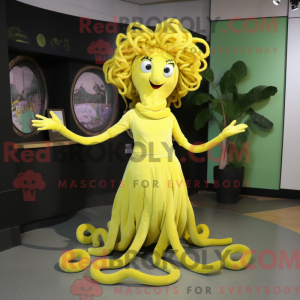 Citrongul Medusa maskot...