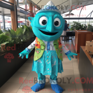 Turquoise Ceviche mascot...