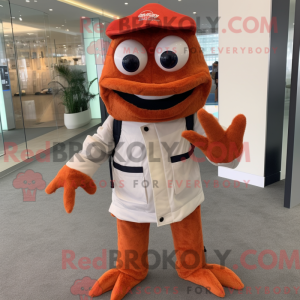 Krab-mascottekostuum...