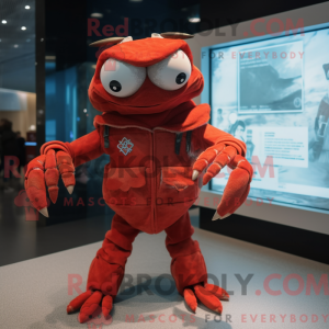 Krabbe maskot kostyme...