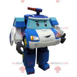 Mascotte de voiture de policier façon Transformers -