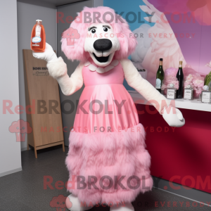 Pink Shepard S Pie mascot...