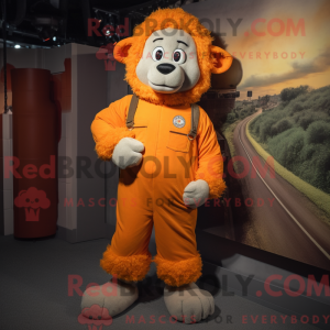 Oransje Merino Sau máscara...