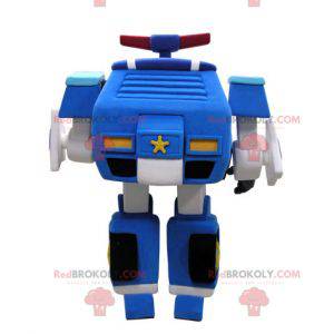 Mascote do carro da polícia Transformers - Redbrokoly.com