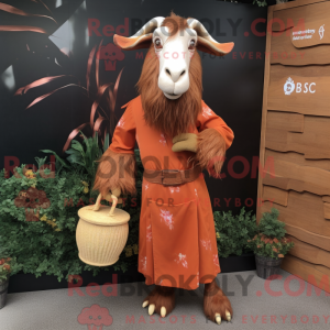 Rust Boer Goat maskot...