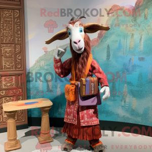 Rust Boer Goat Maskottchen...