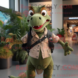 Oliven Deinonychus maskot...