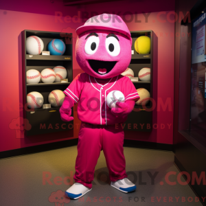 Magenta Baseball Ball...