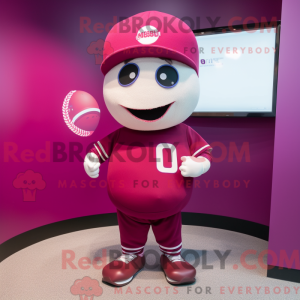 Magenta Baseball Ball...