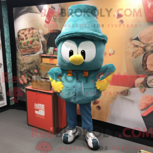 Teal Fried Rice mascot...