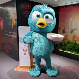 Teal Fried Rice mascot...