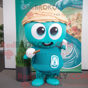 Teal Ramen Maskottchen...