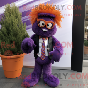 Purple Shepard S Pie mascot...