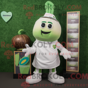 White Zucchini mascot...
