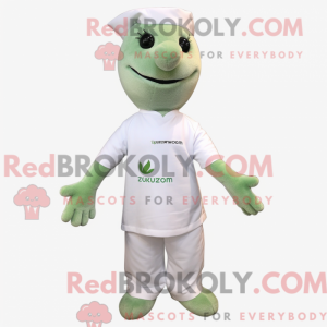 White Zucchini mascot...