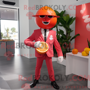 Máscara de fruta vermelha...
