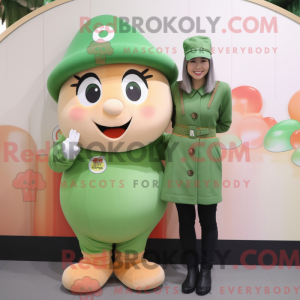 Peach Green Beer mascot...