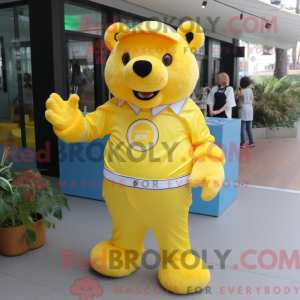 Personaggio mascotte orso...