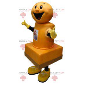 Giant and smiling yellow ink pad mascot - Redbrokoly.com