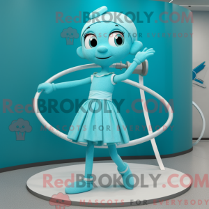 Cyan Seiltänzer Maskottchen...