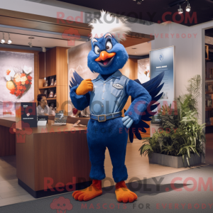 Maskottchenkostüm Blauer...