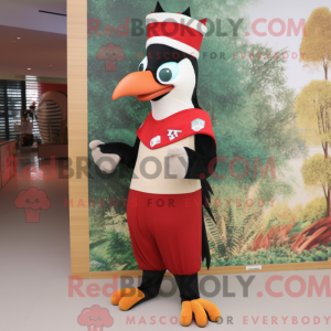 Woodpecker mascot costume...