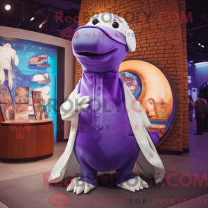 Disfraz de mascota Purple...