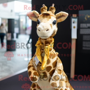 Máscara de girafa de...