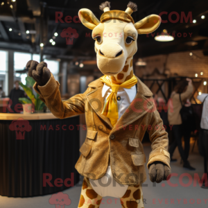 Costume mascotte de girafe...