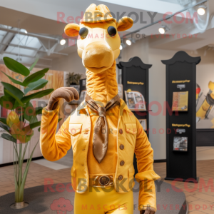 Máscara de girafa de...