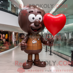 Brown Heart Shaped Balloons...