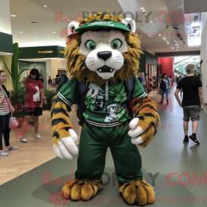 Mascotte de tigre à dents...