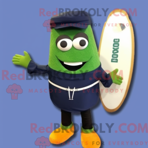 Navy Cucumber maskot drakt...