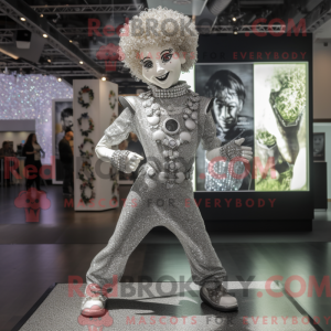 Sølv irsk danser maskot...