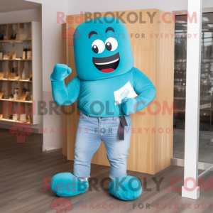 Costume mascotte de gant de...