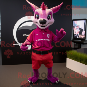 Disfraz de mascota Magenta...