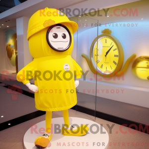 Lemon Yellow Wrist Watch...
