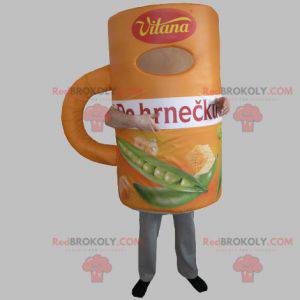 Giant mug mascot. Soup bowl mascot - Redbrokoly.com