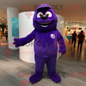 Maskotdraktfigur Purple...
