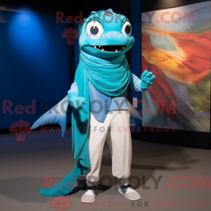 Barracuda-maskotdraktfigur...