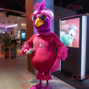 Disfraz de mascota Magenta...
