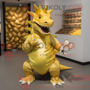 Kostýmová postava zlatého...
