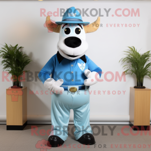 Postava maskota Sky Blue...