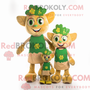 Costume de mascotte Gold...