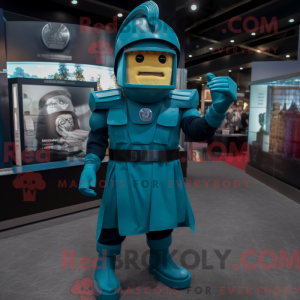 Teal Spartan Soldier...