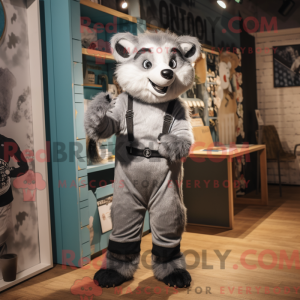 Silver Badger maskot...