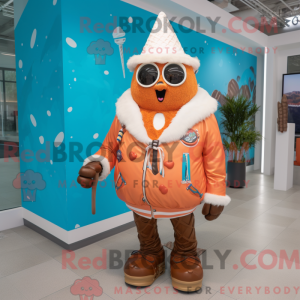 Personaggio mascotte cono...