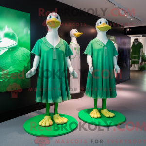 Maskottchenkostüm Grüne...