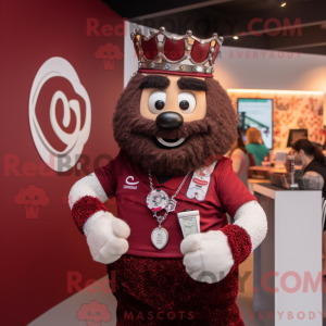 Maroon Guinness mascot...